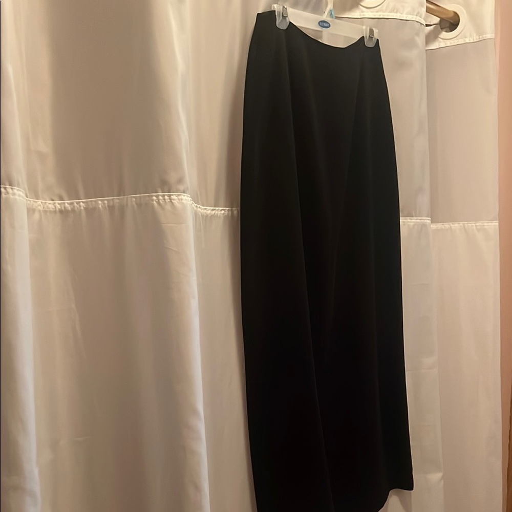 Rafaella Black Maxi Pencil Skirt for Cocktail